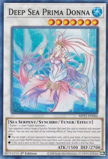 Deep Sea Prima Donna 2021 Tin of Ancient Battles Yu-Gi-Oh! card