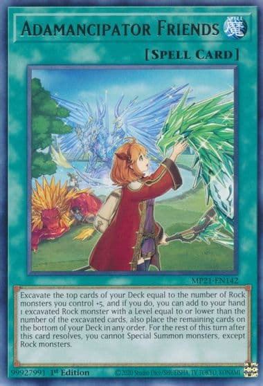 Adamancipator Friends 2021 Tin of Ancient Battles Yu-Gi-Oh! card