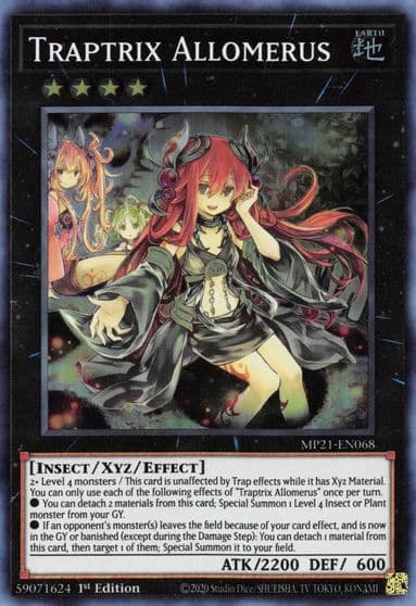 Traptrix Allomerus 2021 Tin of Ancient Battles Yu-Gi-Oh! card