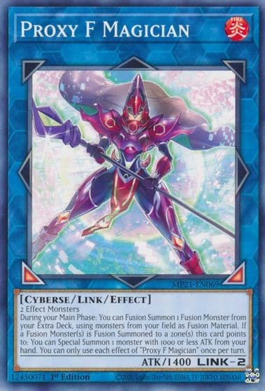 Proxy F Magician 2021 Tin of Ancient Battles Yu-Gi-Oh! card