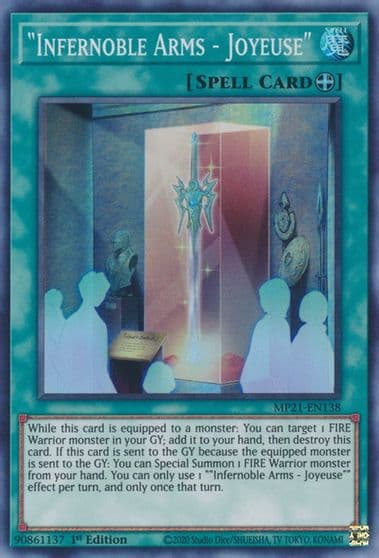 Infernoble Arms Joyeuse 2021 Tin of Ancient Battles Yu-Gi-Oh! card