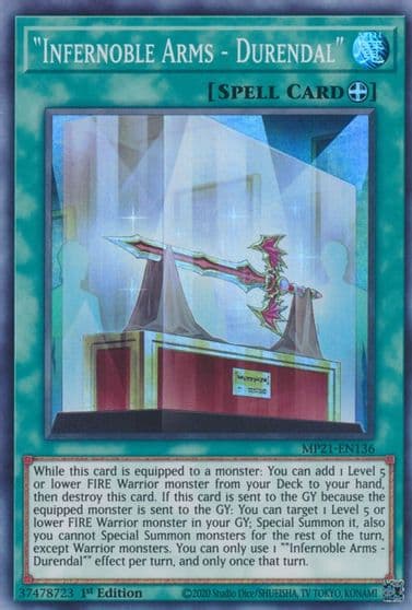 Infernoble Arms Durendal 2021 Tin of Ancient Battles Yu-Gi-Oh! card
