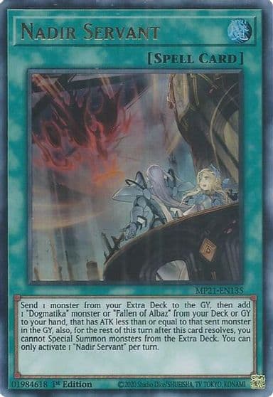 Nadir Servant 2021 Tin of Ancient Battles Yu-Gi-Oh! card