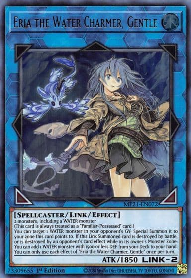 Eria the Water Charmer Gentle 2021 Tin of Ancient Battles Yu-Gi-Oh! card
