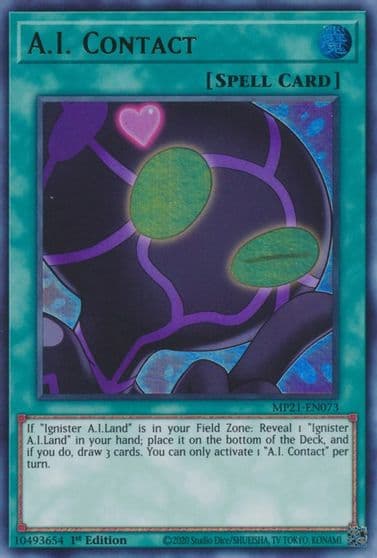 AI Contact 2021 Tin of Ancient Battles Yu-Gi-Oh! card