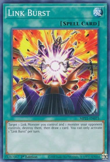 Link Burst 2021 Tin of Ancient Battles Yu-Gi-Oh! card