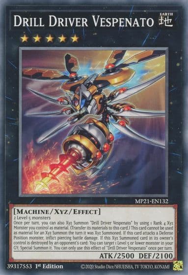 Drill Driver Vespenato 2021 Tin of Ancient Battles Yu-Gi-Oh! card