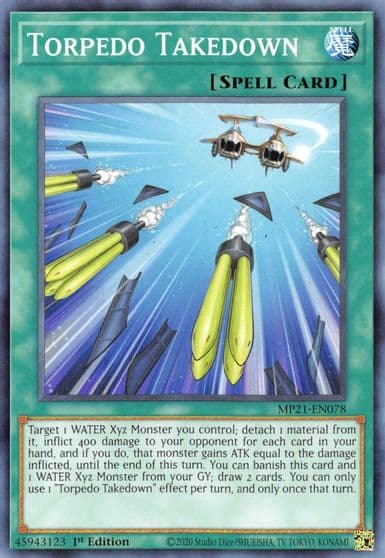 Torpedo Takedown 2021 Tin of Ancient Battles Yu-Gi-Oh! card