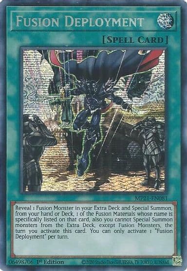 Fusion Deployment 2021 Tin of Ancient Battles Yu-Gi-Oh! card