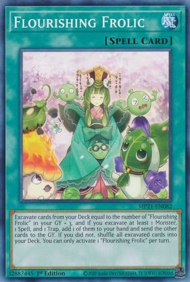 Flourishing Frolic 2021 Tin of Ancient Battles Yu-Gi-Oh! card