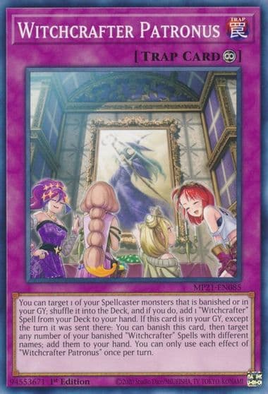 Witchcrafter Patronus 2021 Tin of Ancient Battles Yu-Gi-Oh! card