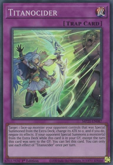 Titanocider 2021 Tin of Ancient Battles Yu-Gi-Oh! card