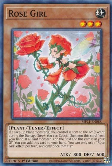 Rose Girl 2021 Tin of Ancient Battles Yu-Gi-Oh! card