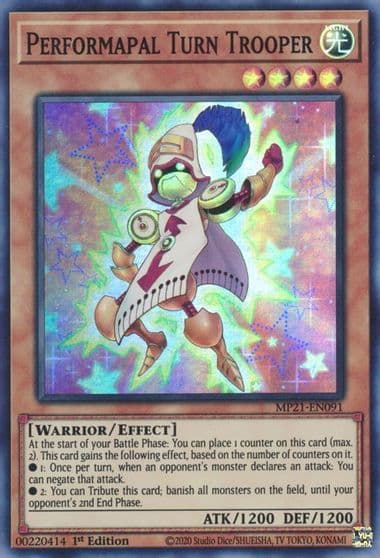 Performapal Turn Trooper 2021 Tin of Ancient Battles Yu-Gi-Oh! card