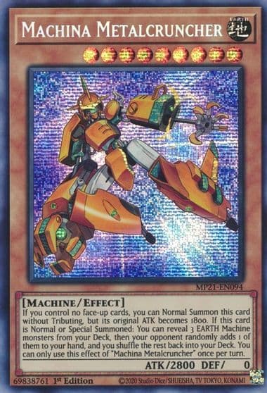 Machina Metalcruncher 2021 Tin of Ancient Battles Yu-Gi-Oh! card
