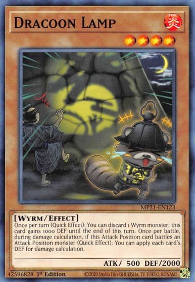 Dracoon Lamp 2021 Tin of Ancient Battles Yu-Gi-Oh! card
