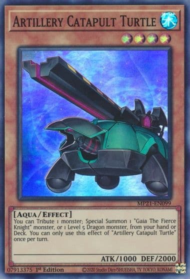 Artillery Catapult Turtle 2021 Tin of Ancient Battles Yu-Gi-Oh! card