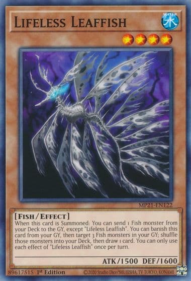 Lifeless Leaffish 2021 Tin of Ancient Battles Yu-Gi-Oh! card