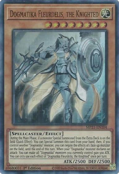 Dogmatika Fleurdelis the Knighted 2021 Tin of Ancient Battles Yu-Gi-Oh! card