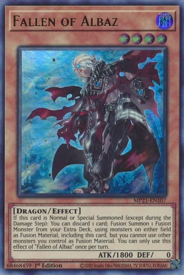 Fallen of Albaz 2021 Tin of Ancient Battles Yu-Gi-Oh! card