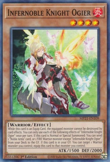 Infernoble Knight Ogier 2021 Tin of Ancient Battles Yu-Gi-Oh! card