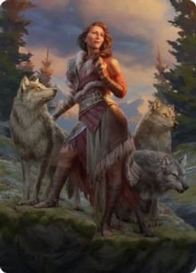 Arlinn the Packs Hope Art Card 01 81 Art Series: Innistrad: Midnight Hunt Magic card