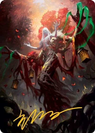 Wrenn and Seven Art Card Gold Stamped Signature Art Series: Innistrad: Midnight Hunt Magic card
