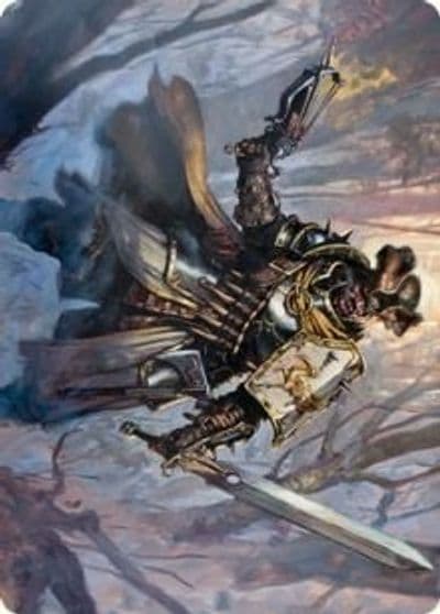 Brutal Cathar Art Card Art Series: Innistrad: Midnight Hunt Magic card