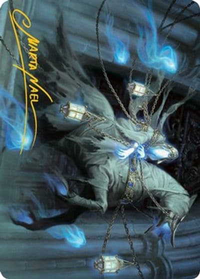 Patrician Geist Art Card Gold Stamped Signature Art Series: Innistrad: Midnight Hunt Magic card