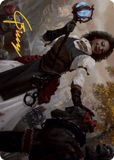 Skaab Wrangler Art Card Gold Stamped Signature Art Series: Innistrad: Midnight Hunt Magic card