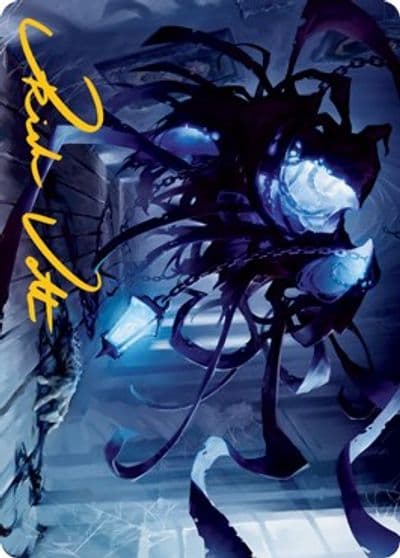 Spectral Adversary Art Card Gold Stamped Signature Art Series: Innistrad: Midnight Hunt Magic card