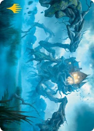 Creeping Inn Art Card Gold Stamped Signature Art Series: Innistrad: Midnight Hunt Magic card