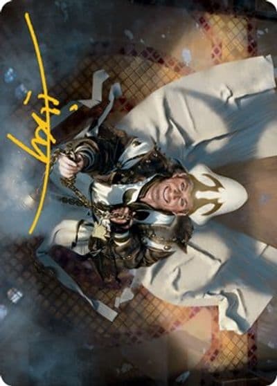 Jerren Corrupted Bishop Art Card Gold Stamped Signature Art Series: Innistrad: Midnight Hunt Magic card
