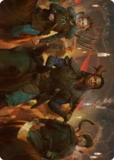 Candlelit Cavalry Art Card Art Series: Innistrad: Midnight Hunt Magic card