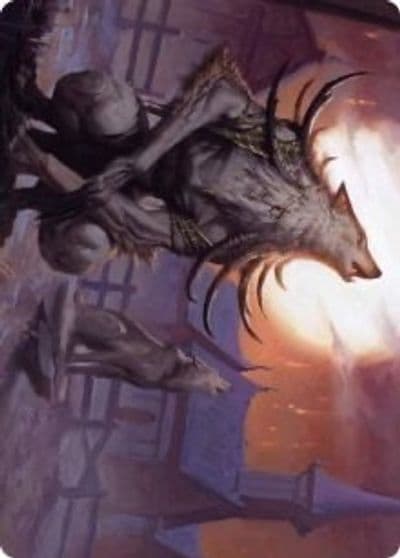 Lord of the Ulvenwald Art Card Art Series: Innistrad: Midnight Hunt Magic card