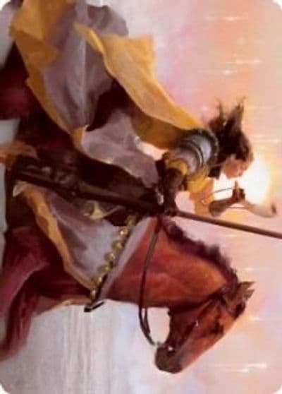 Sunrise Cavalier Art Card Art Series: Innistrad: Midnight Hunt Magic card