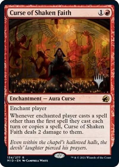 Curse of Shaken Faith Promo Pack: Innistrad: Midnight Hunt Magic card