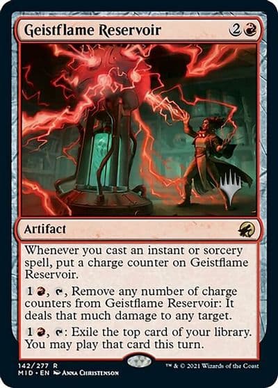 Geistflame Reservoir Promo Pack: Innistrad: Midnight Hunt Magic card