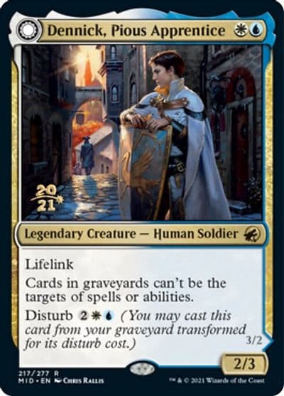 Dennick Pious Apprentice Prerelease Cards Magic card