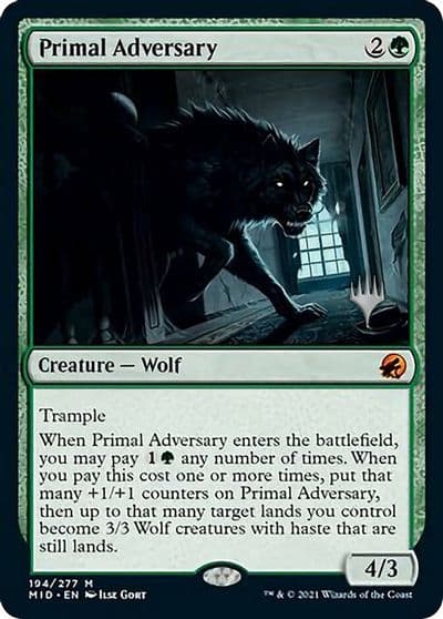 Primal Adversary Promo Pack: Innistrad: Midnight Hunt Magic card