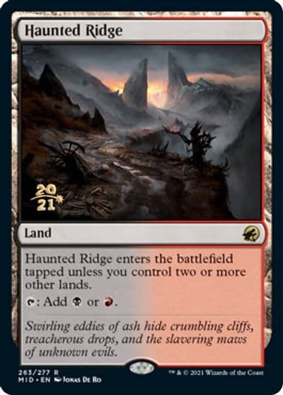 Haunted Ridge Prerelease Cards Magic card