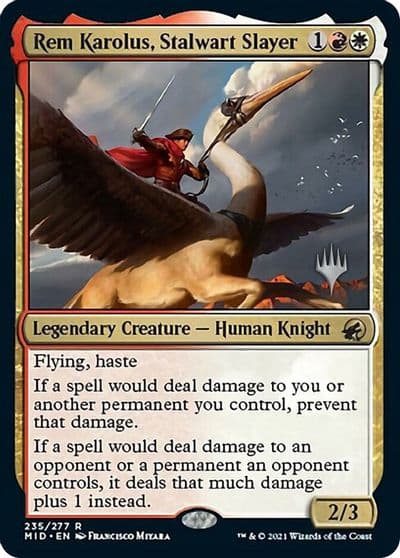 Rem Karolus Stalwart Slayer Promo Pack: Innistrad: Midnight Hunt Magic card