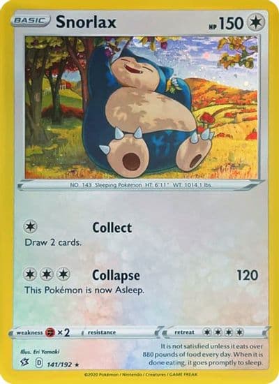 Snorlax (Cosmos Holo) Miscellaneous Cards & Products Pokemon card