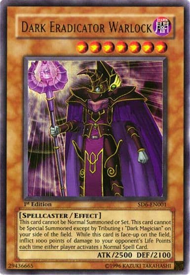 Dark Eradicator Warlock Structure Deck: Spellcaster's Judgment Yu-Gi-Oh! card