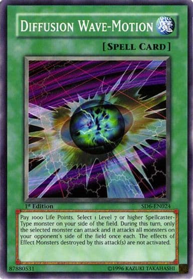 Diffusion Wave Motion Structure Deck: Spellcaster's Judgment Yu-Gi-Oh! card