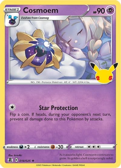 Cosmoem Celebrations Pokemon card