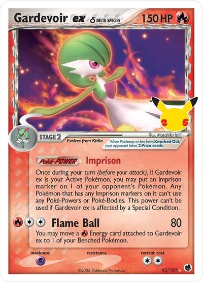 Gardevoir ex (Delta Species) Celebrations: Classic Collection Pokemon card