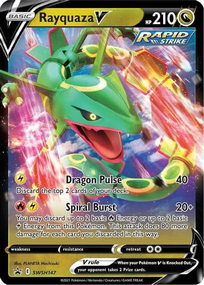 Rayquaza V - SWSH147 SWSH: Sword & Shield Promo Cards Pokemon card