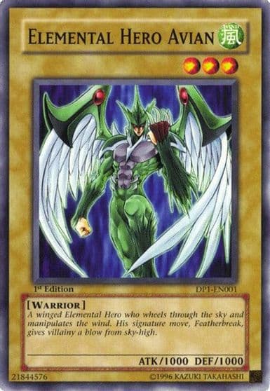 Elemental Hero Avian Duelist Pack 1: Jaden Yuki Yu-Gi-Oh! card