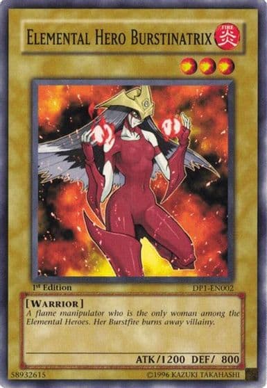 Elemental Hero Burstinatrix Duelist Pack 1: Jaden Yuki Yu-Gi-Oh! card